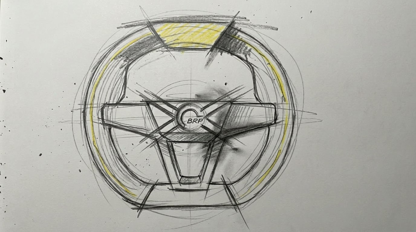 Steering wheel front study