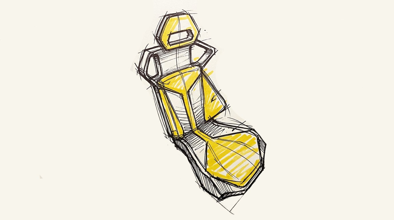 Seat structure sketch