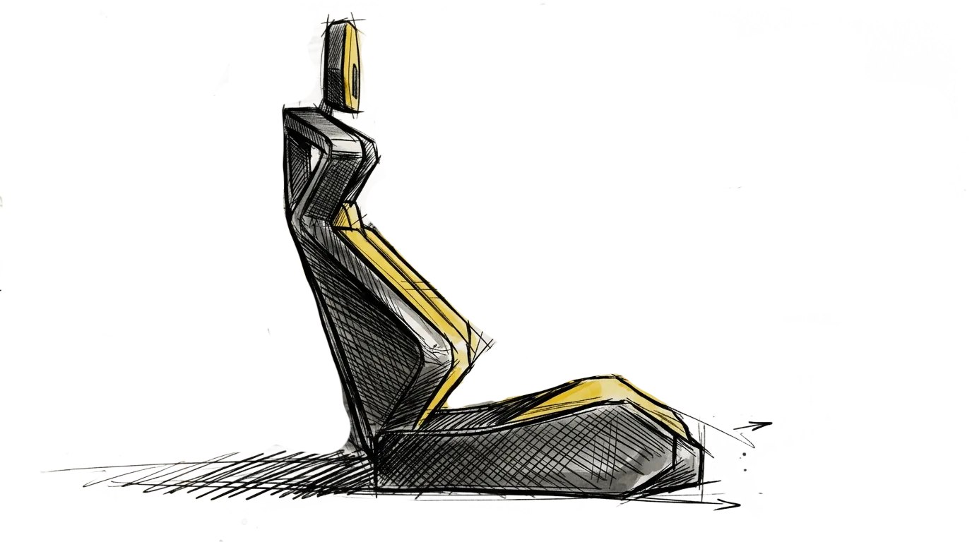 Seat profile drawing