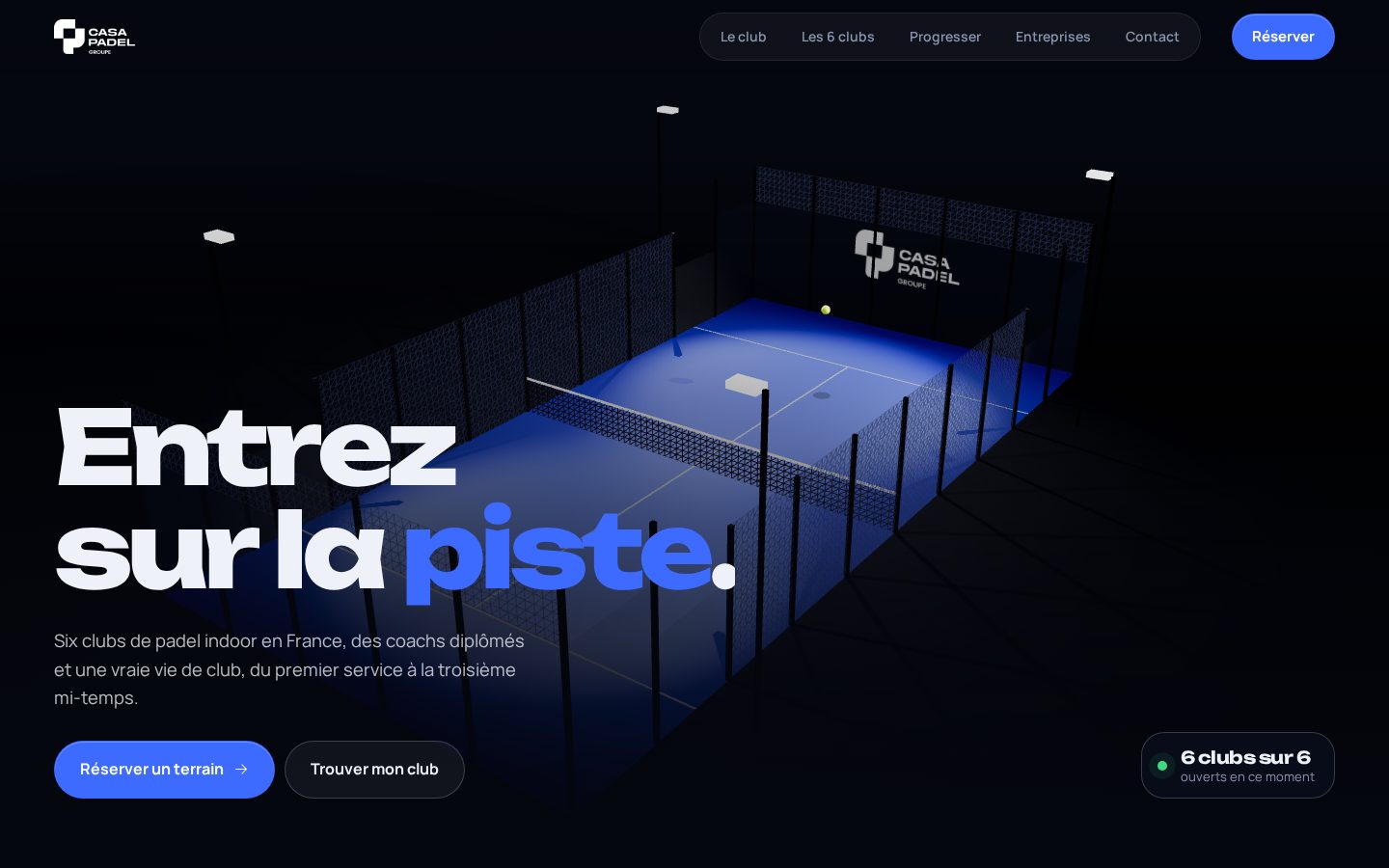 Casa Padel | Entrez sur la piste