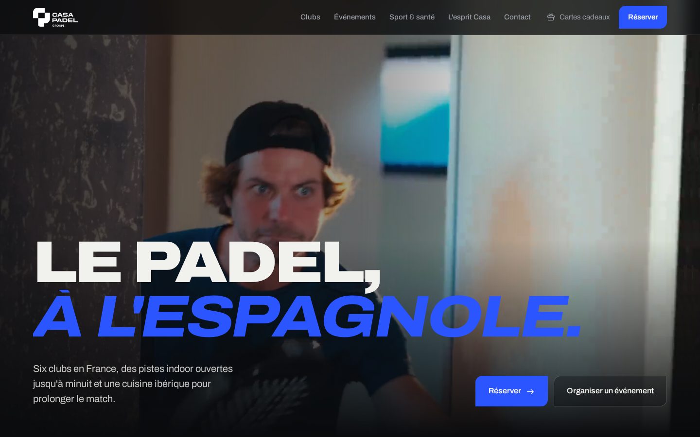 Casa Padel | Clubs de padel indoor, événements et team building