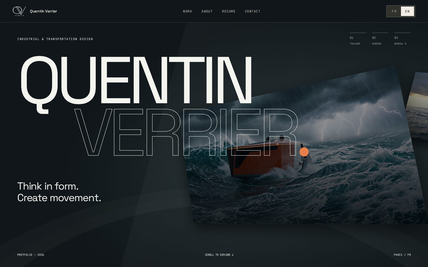 Quentin Verrier — Industrial Designer